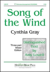 Song of the Wind Three-Part Mixed choral sheet music cover